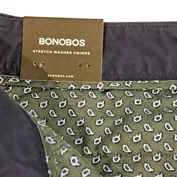 Bonobos Stretch Washed Chinos 32x34 After Midnight Slim Fit. - Picture 11 of 15